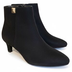 Black Boots Alfani Women’s Black Ankle Booties Step and Flex 7.5 Boots NWOB